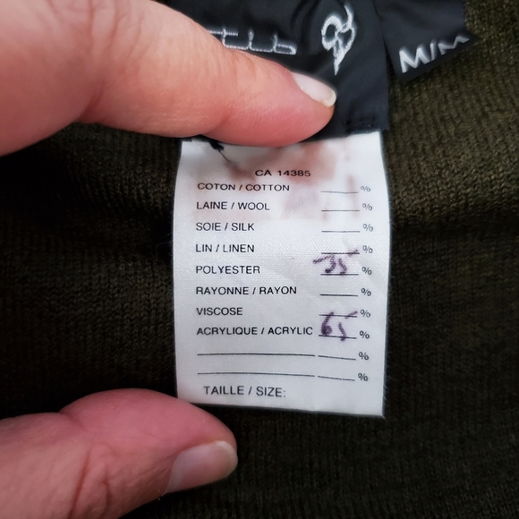 Green knit maxi skirt with orange polkadots - Picture 11 of 11